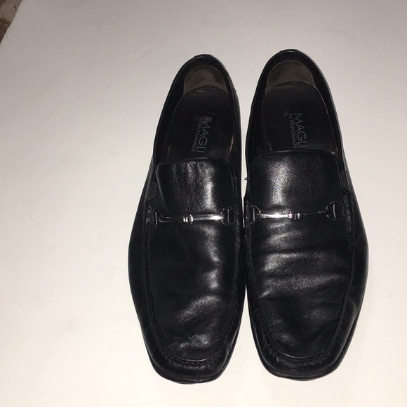 Bruno Magli Daneal Black Soft Leather Loafers - Picture 2 of 8